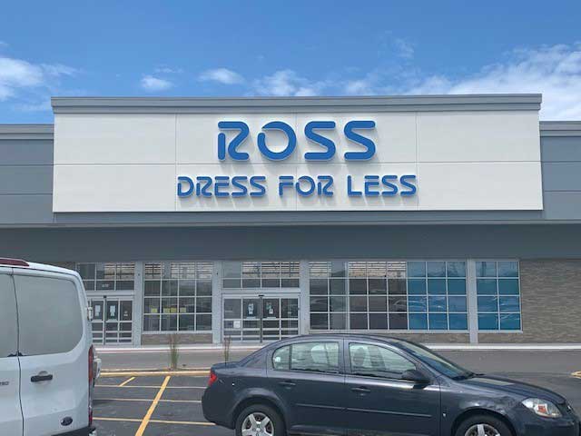 Channel lettering for Ross Dress for Less in Cleveland
